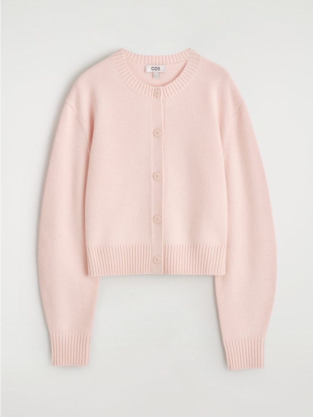 COS Merino Wool Cardigan in Light Pink size S, EUC. - Picture 2 of 7